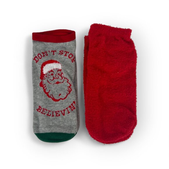 Footsie Christmas Socks Gift Set  - Don't Stop Believin' (2 Pack) - Picture 3 of 5